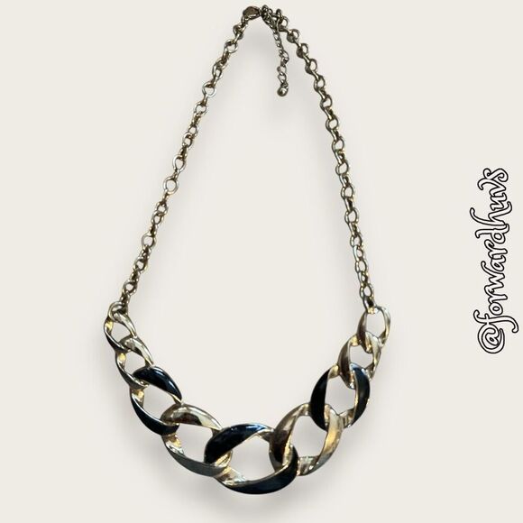 Bundle Sale 3 for $15 | Gold & Black Chain Necklace - Picture 4 of 8